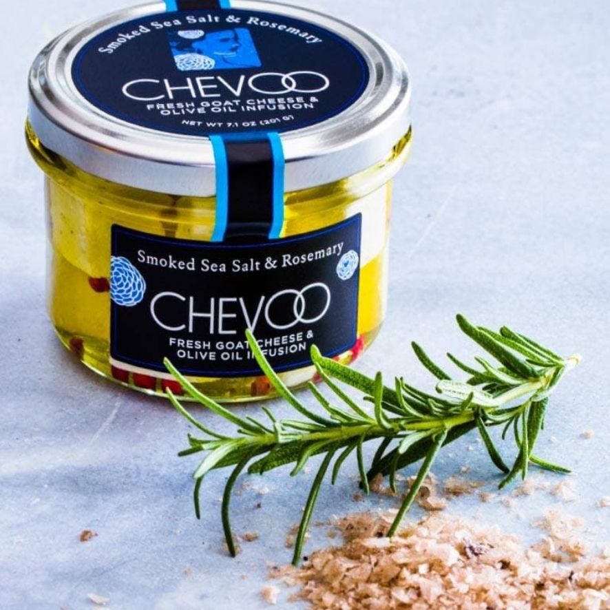 Chevoo Smoked Sea Salt & Rosemary Goat Cheese